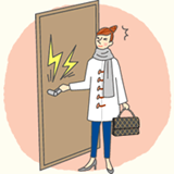 体調も狂う「静電気」