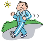 運動するから元気になる